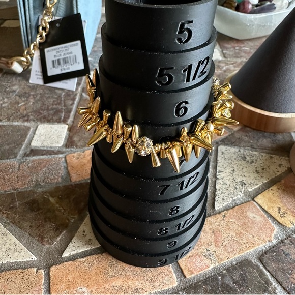 Nanette Lepore Laiela Vintage Light Denim Bow Crossbody Purse with Bracelets NWT - Picture 14 of 16